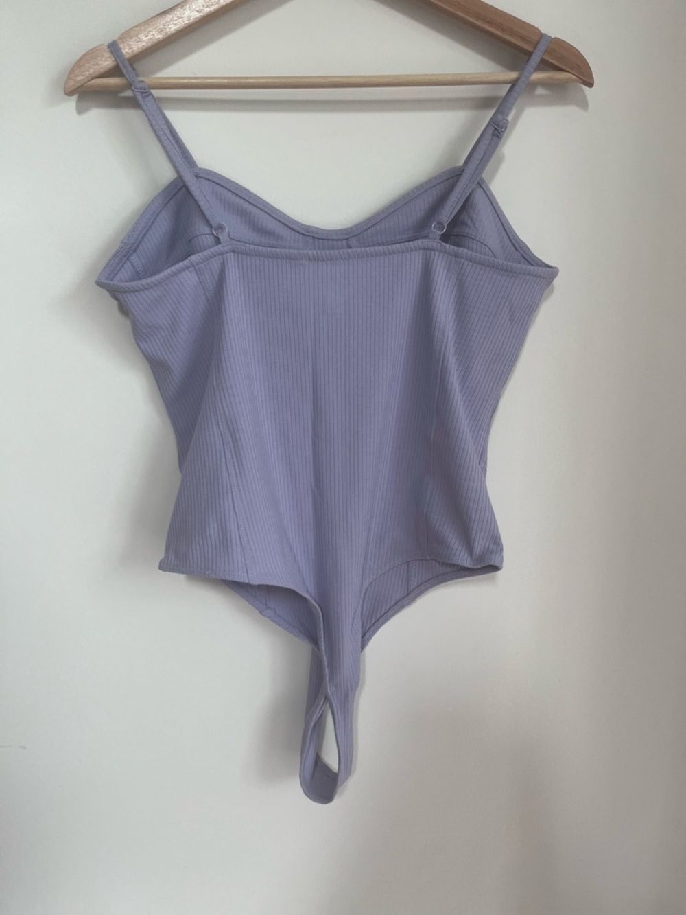 Lavender Ribbed Bodysuit - - Picture 3 of 3